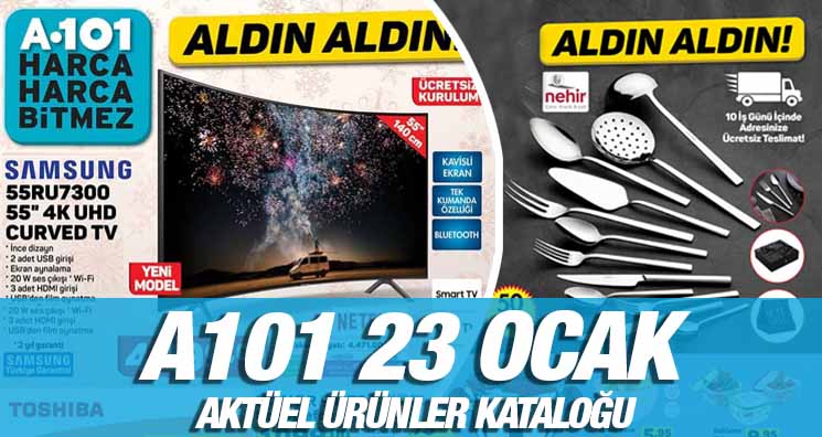 A101 23 Ocak 2020 Aktüel Ürünler Kataloğu