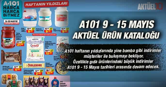 A101 9-15 Mayıs 2020 Aktüel Ürünleri Yayınlandı