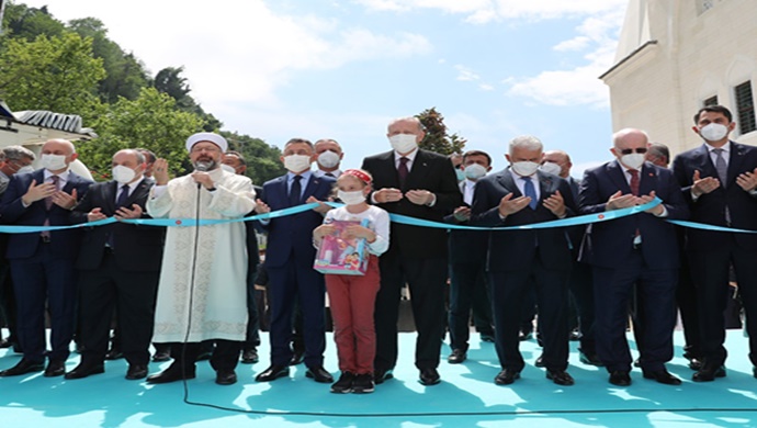 Cumhurbaşkanı Erdoğan, Zonguldak Uzun Mehmet Camii’nin açılışını gerçekleştirdi