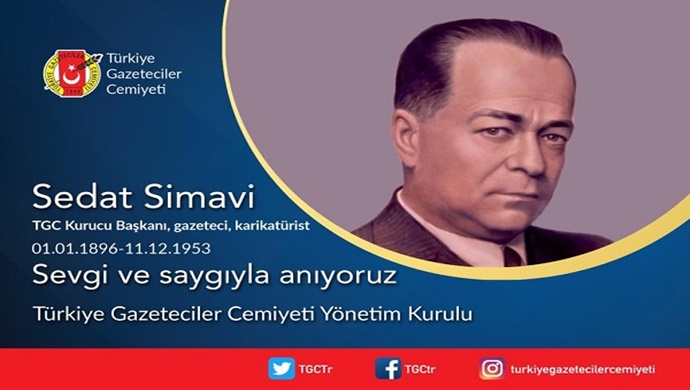 TGC: Sedat Simavi’nin 68. ölüm yıldönümü nedeniyle bir anma mesajı yayınladı